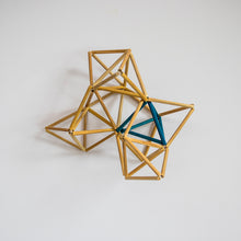 Load image into Gallery viewer, harakeke sculpture blue wall art sculptural