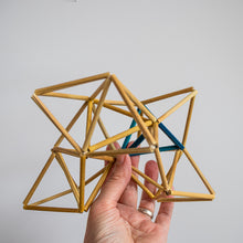 Load image into Gallery viewer, harakeke sculpture blue wall art sculptural