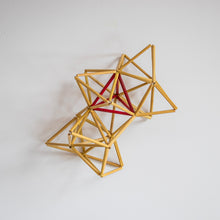 Load image into Gallery viewer, harakeke sculpture red wall art sculptural