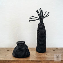 Load image into Gallery viewer, vessel twining basketry