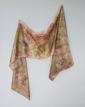 Load image into Gallery viewer, Eco Dyed Silk Scarf - Aotearoa