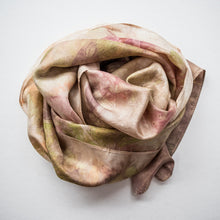 Load image into Gallery viewer, Eco Dyed Silk Scarf - Aotearoa