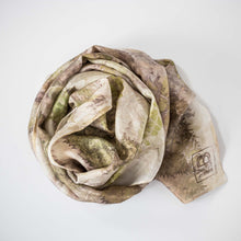 Load image into Gallery viewer, Eco Dyed Silk Scarf - Aotearoa