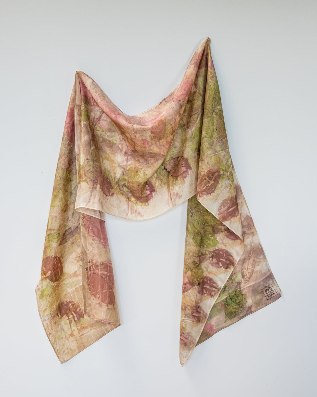 Eco Dyed Silk Scarf - Aotearoa